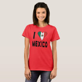 T-shirt J'aime le Mexique (Devant entier)