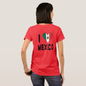 T-shirt J'aime le Mexique (Dos entier)