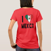 T-shirt J'aime le Mexique (Dos)