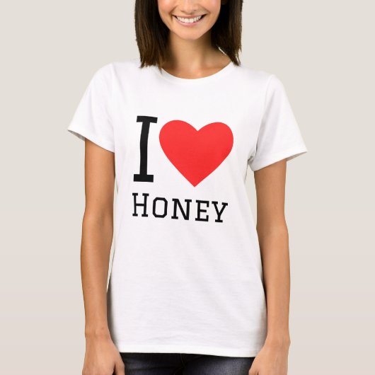T-shirt J'aime le miel (Devant)