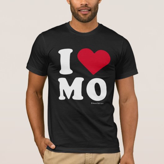 T-SHIRT "J'AIME LE MOIS" "QUE J'AIME LE MISSOURI " (Devant)