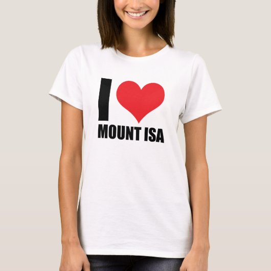 T-shirt J'aime le Mont Isa (Devant)