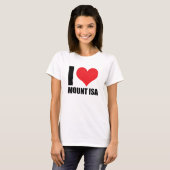T-shirt J'aime le Mont Isa (Devant entier)