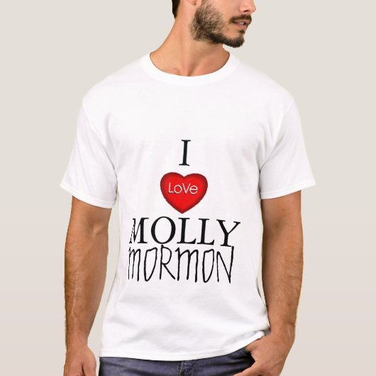 T-SHIRT J'AIME LE MORMON D'AQUARIUM POPULAIRE (Devant)
