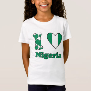 T-Shirt J'aime le Nigeria