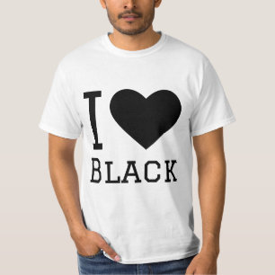 T-shirt J'aime le noir