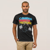 T-shirt J'aime le noir d'hommes de CPP (Devant entier)
