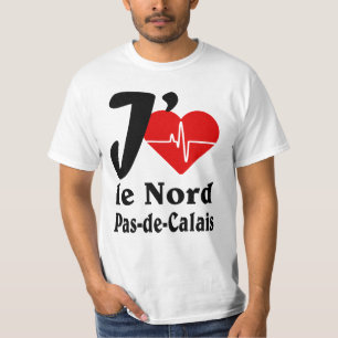 T-shirt J'aime le Nord pas de Calais