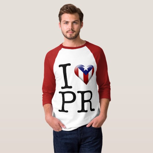 T-shirt J'aime le P.R. (Devant entier)