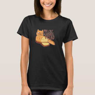 T-shirt J'Aime Le Pain Comme Mon Chat Loaves Pain Pain Loa