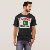 T-shirt J'aime le Pakistan (Devant entier)