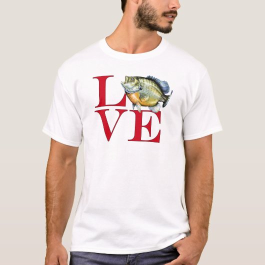 T-shirt J'aime le Panfish (Devant)