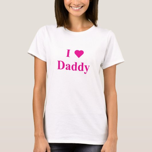 T-shirt J'aime le papa (Devant)