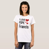 T-SHIRT J'AIME LE PAPE FRANCIS (Devant entier)