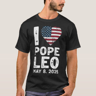 T-shirt J'aime le pape Leo