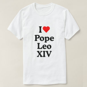 T-shirt J'aime le pape Leo XVI