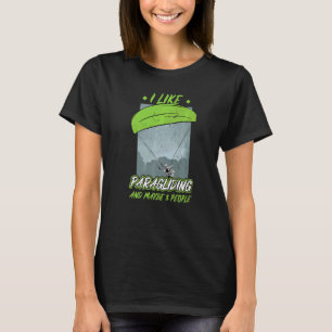 T-shirt J'Aime Le Parapente Et Peut-Être 3 Personnes Le Pa