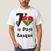 T-shirt J'aime le Pays-Basque (Devant)