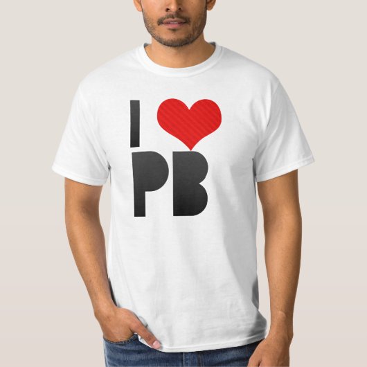 T-shirt J'aime le PB (Devant)