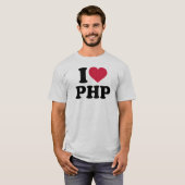 T-shirt J'aime le PHP (Devant entier)