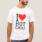 T-shirt J'aime le piment chaud (Devant)