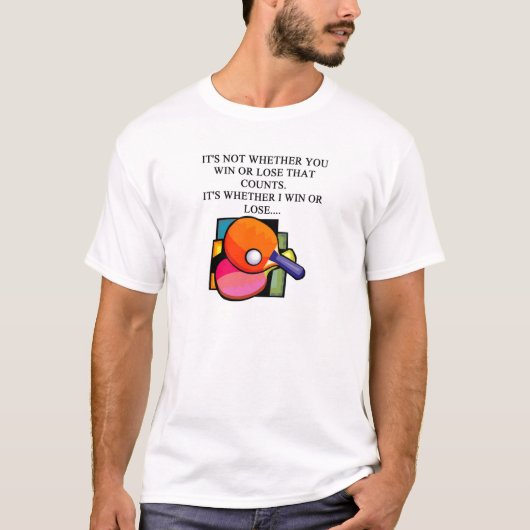 T-shirt j'aime le ping-pong (Devant)