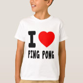 T-shirt J'aime le ping-pong (Devant)