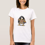 T-shirt J'aime le pingouin de Latkes<br><div class="desc">Un pingouin de vacances d'amusement juste pour Hanoukka. Montrez votre esprit de vacances avec ce pingouin affectueux de latke mignon.</div>