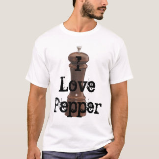 T-shirt J'aime le poivre - customisé