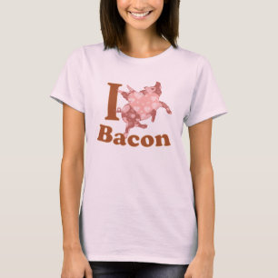 T-shirt J'AIME le porc de vol de LARD