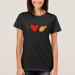T-shirt J'aime le poulet frit, restauration rapide de poul