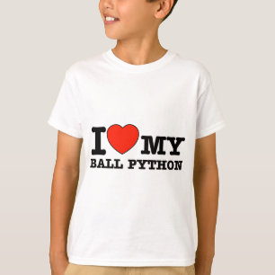 T-shirt J'aime le python de boule