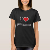 T-shirt J'aime le quadrilatère (Devant)