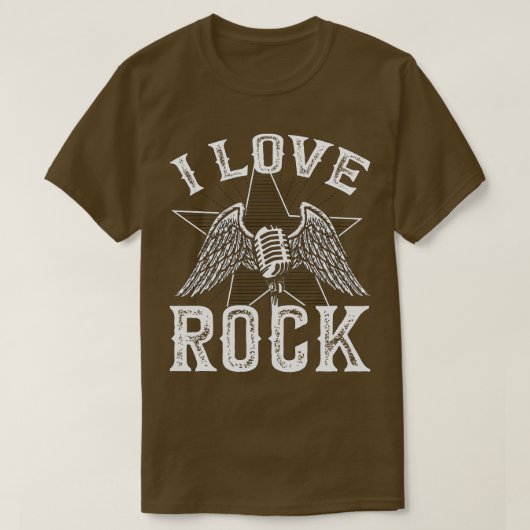 T-shirt J'aime le rock (Design devant)