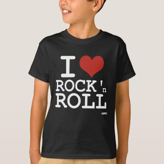 T-shirt J'aime le rock (Devant)