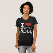 T-shirt J'aime le rock (Devant entier)
