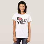 T-shirt J'aime le rock et le roll (Devant entier)
