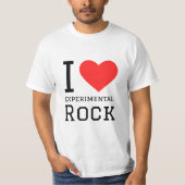 T-shirt J'aime le rock expérimental (Devant)