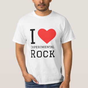 T-shirt J'aime le rock expérimental