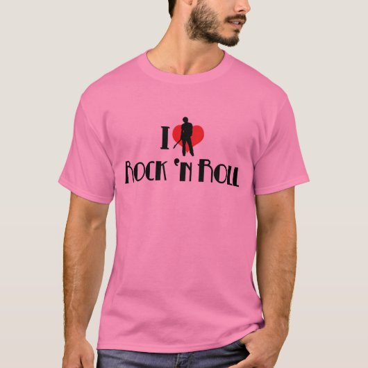 T-Shirt J'aime le Rock & Roll (Devant)
