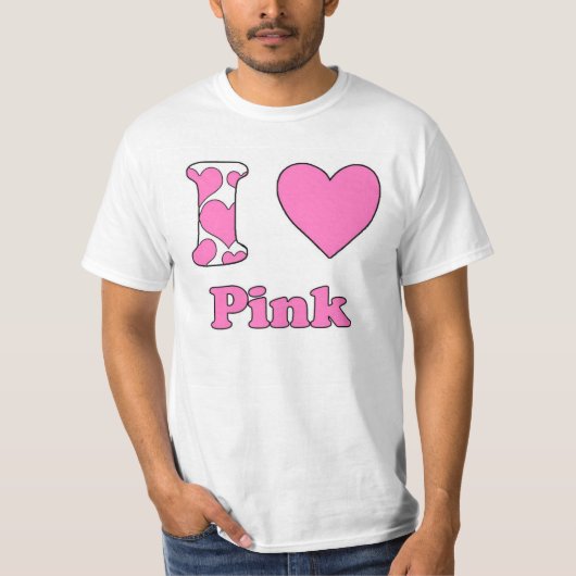 T-shirt J'aime le rose (Devant)