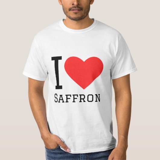 T-shirt J'aime le safran (Devant)