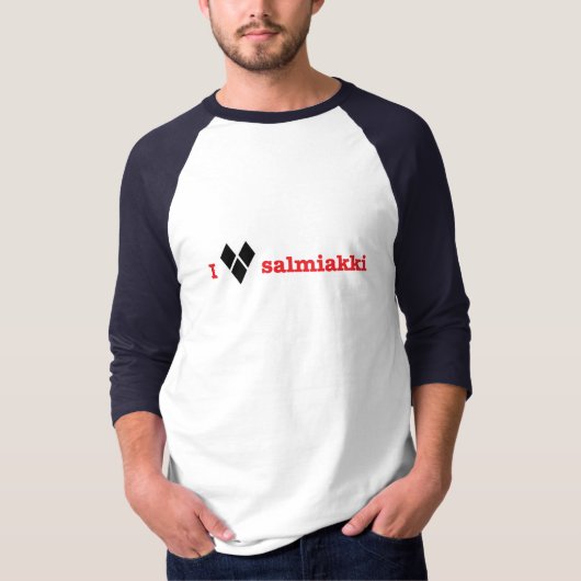 T-shirt J'aime le salmiakki (Devant)