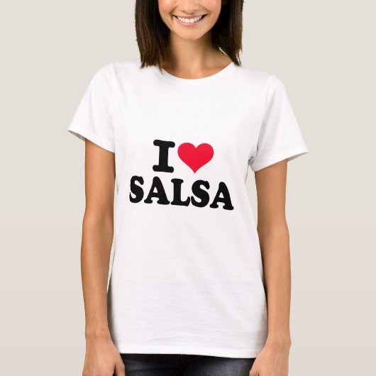 T-shirt J'aime le Salsa (Devant)