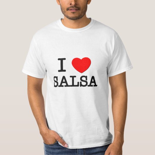 T-shirt J'aime le Salsa (Devant)