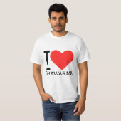 T-shirt J'aime le shawarma (Devant entier)