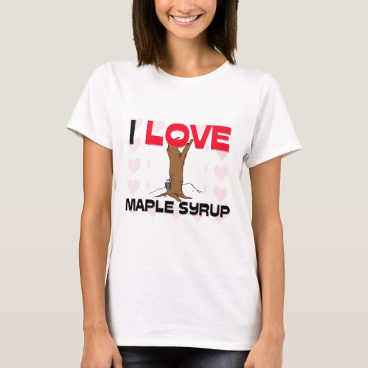 T-shirt J'aime le sirop d'érable (Devant)