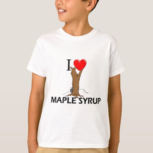 T-shirt J'aime le sirop d'érable (Devant)