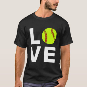 T-shirt J'Aime Le Softball