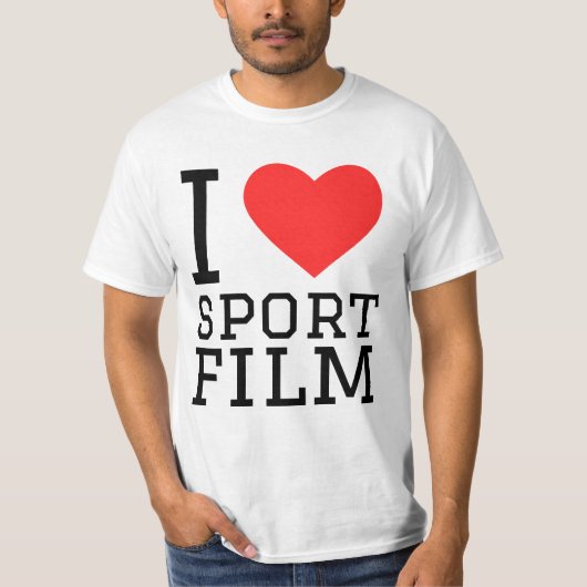 T-shirt J'aime le sport (Devant)